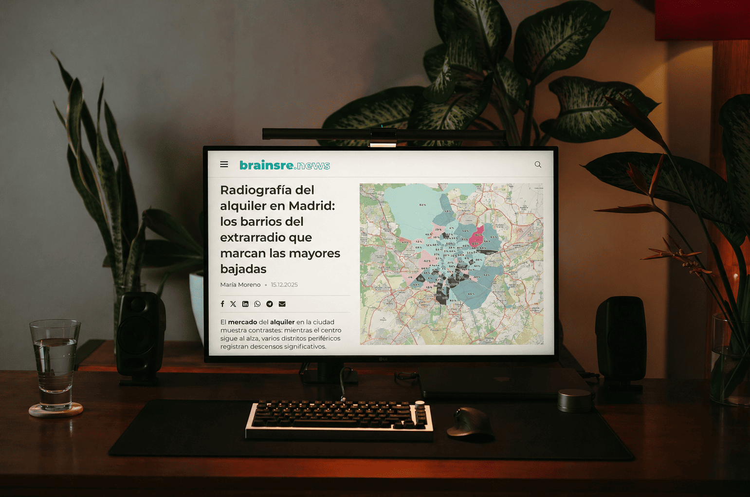 Activo de infraestructura de marca. Visualización del entorno digital de Brainsre News donde el dato masivo se transforma en noticia estratégica, estableciendo la base de la autoridad informativa en el sector.