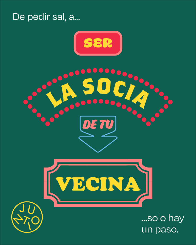 Dispositivo de activación social. Representación del modelo de red de Juntio que transforma el vínculo vecinal en una infraestructura de colaboración profesional, potenciando el capital social como activo diferencial del inmueble